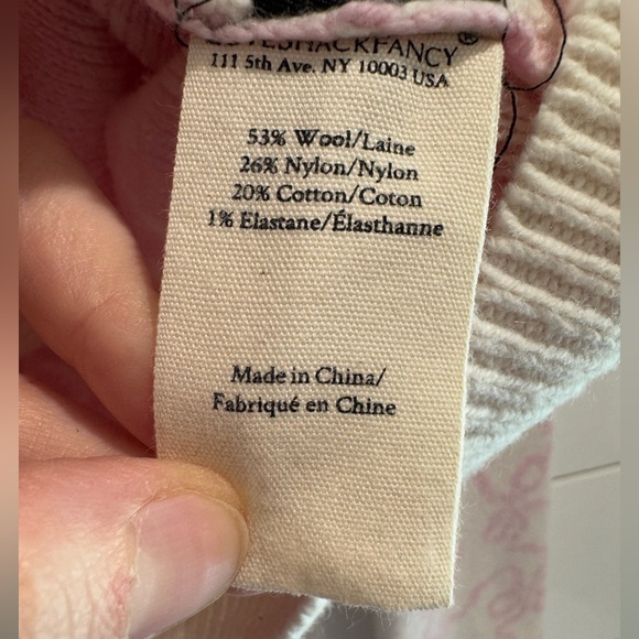 Loveshackfancy Veronika white pink bow print cardigan - Picture 6 of 8